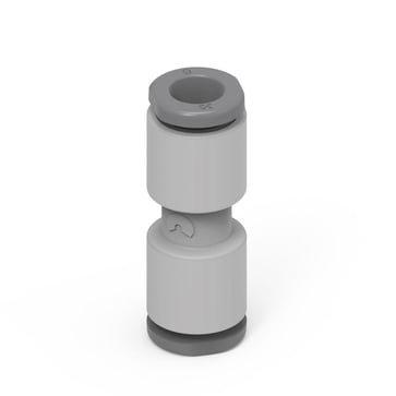 Camozzi GripFit push-in fitting lige 6mm PA11 til pneumatik