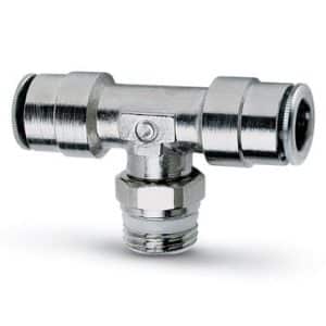 Camozzi push-in fitting vinkelgrenrør 8mm med gevind