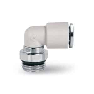 Camozzi push-in fitting vinkelkobling 16mm til 3/4 gevind PA11 pneumatik