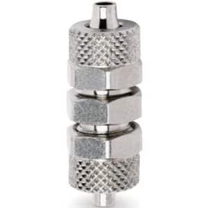 Camozzi push-on fitting messing 6/4 mm tube-to-tube connector