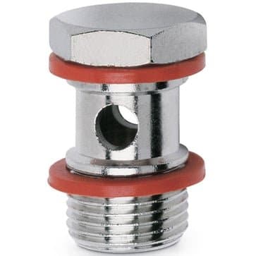 Camozzi push-on fitting banjo bolt G1/4 tommer i messing til pneumatiske systemer