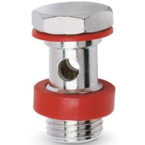 Camozzi push-on fitting banjo bolt i messing med G1/8 gevind til pneumatik