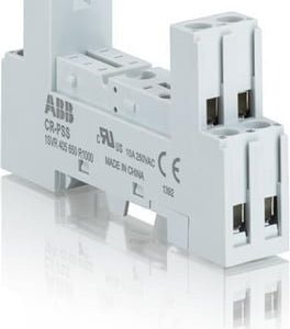 ABB relæsokkel CR-PSS til CR-P relæer med DIN-skinne montering