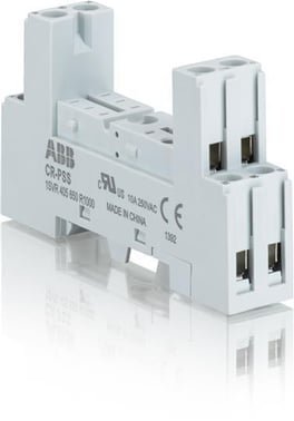 ABB relæsokkel CR-PSS til CR-P relæer med DIN-skinne montering