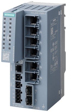 Siemens SCALANCE SC636-2C Cyber Security Appliance med 6 netværksporte til industriel firewall-beskyttelse
