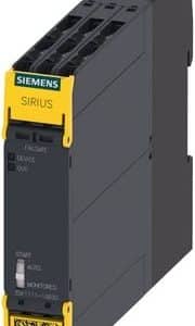 Siemens SIRIUS 3SK sikkerhedsrelæ med 3NO+1NC kontakter og fjederterminal til maskinsikkerhed