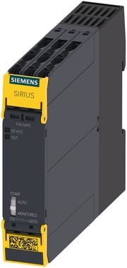 Siemens SIRIUS 3SK sikkerhedsrelæ med 3NO+1NC kontakter og fjederterminal til maskinsikkerhed