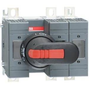 ABB sikringsbryder 125A 3-polet sort greb DIN 000