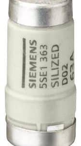 Siemens Silized D02 halvledersikring 35A sort