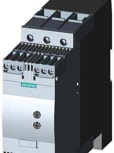 Siemens SIRIUS softstarter 22kW 400V med integreret bypass-kontaktor og 24V styring