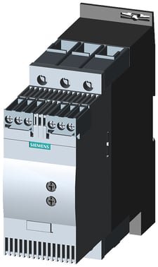 Siemens SIRIUS softstarter 22kW 400V med integreret bypass-kontaktor og 24V styring