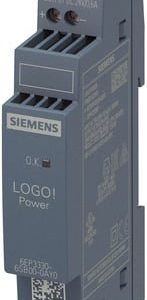 Siemens LOGO!POWER 24V 0.6A stabiliseret strømforsyning til DIN-skinne montering