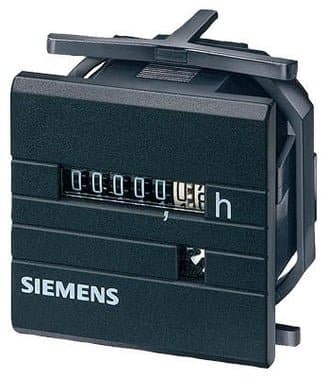 Siemens analog timetæller 230V frontmontage DIN-skinne