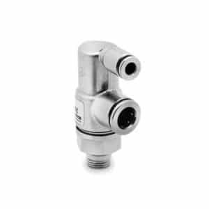 Camozzi Automation tovejs spærreventil 3/8 tommer til pneumatiske systemer