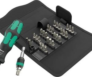 WERA Kraftform Kompakt 70 bitssæt med 32 dele og Rapidaptor hurtigskift