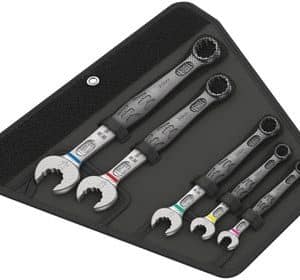 Wera Joker 6003 ringgaffelnøglesæt med 5 nøgler i størrelser 8-19 mm