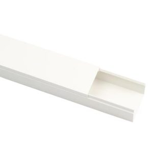 Elworks kabelkanal 40x25 mm hvid 2 meter