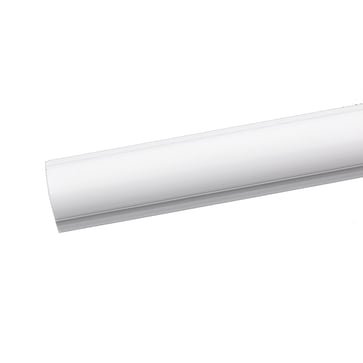Elworks kabelkanal buet 35x10 mm i hvid til diskret kabelføring