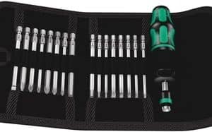 Wera Kraftform Kompakt 60 Torque momentskruetrækker sæt med 17 dele og foldetaske
