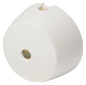 ELWORKS pendelroset mini hvid Ø55 mm med kabelaflastning