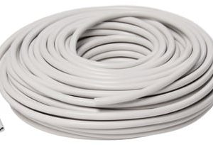 Elworks plastledning hvid H03VV-F 2x0,75 mm² 25 meter