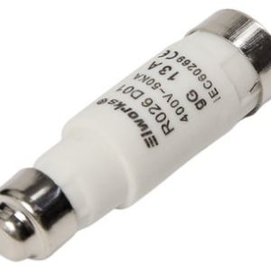 Elworks D01 sikring 13 ampere sort i blisterpakning med 5 styk