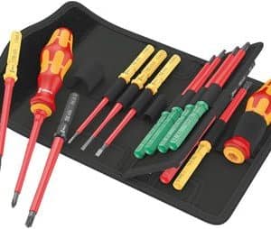Wera Kraftform Kompakt VDE 17 skruetrækkersæt med udskiftelige klinger og Tool Finder system