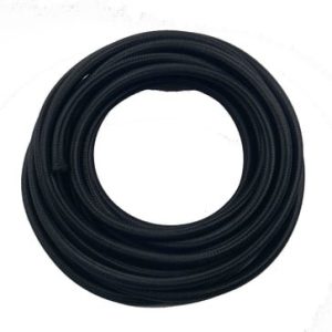 Sort stofledning 5 meter 2x0,75mm² til lamper og pendler