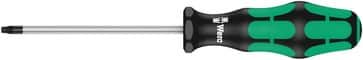 Wera 367 TORX BO-skruetrækker TX 20 med Kraftform Plus greb og boring til tamperproof skruer