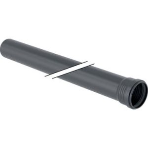 Geberit Silent Pro afløbsrør 75 mm sort PP med stikmuffe
