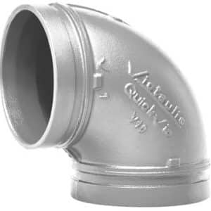 Victaulic Quickvic galvaniseret bøjning 90 grader 60,3 mm til rille-systemer