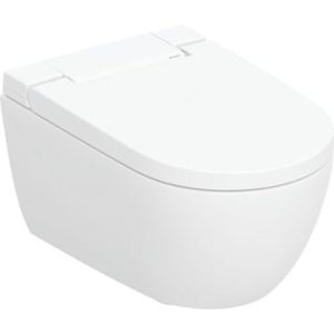 Geberit AquaClean Alba douchetoilet væghængt i hvid med KeraTect overflade