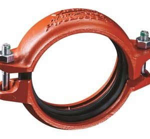 Victaulic FireLock Style 009N fast rillekobling 273mm rød til sprinklersystemer