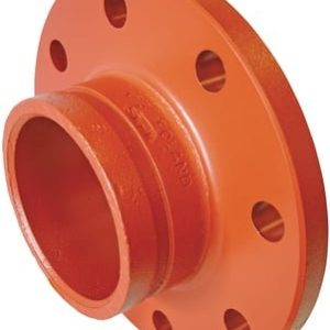 Victaulic flangeadapter 60,3 mm orange med OGS-pakning til rille-systemer