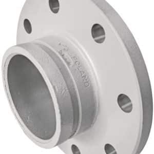 Victaulic flangeadapter 139,7 mm galvaniseret duktiljern med 8 huller