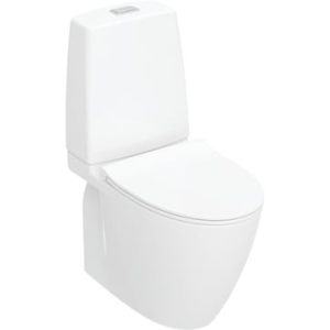 Ifo Spira Art 2.0 gulvstående toilet hvid med TurboFlush-skylleteknik og toiletsæde