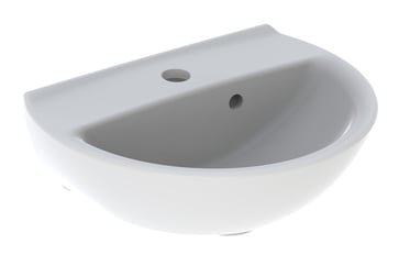 Ifo Spira rund håndvask 50 cm i hvid keramik med Ifo Clean glasur