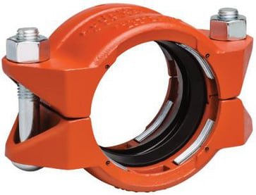 Victaulic Style 99 orange kobling til glat stålrør 219,1 mm med EPDM-pakning