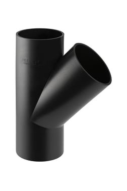 Geberit PEH grenrør 45 grader diameter 63x56 mm til tagvandssystem