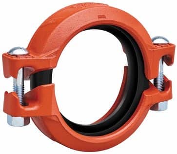 Victaulic Quickvic Style 107V orange rille-kobling 168,3mm med EPDM-pakning til HVAC