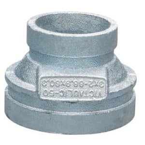 Victaulic galvaniseret koncentrisk reduktion 168,3x139,7 mm til sprinkler og HVAC systemer