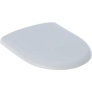 Geberit Renova toiletsæde med låg i hvid duroplast med soft close