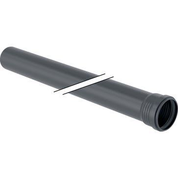 Geberit Silent-Pro afløbsrør 75 mm sort polypropylen med stikmf
