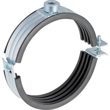 Geberit Silent rørbærer 110 mm galvaniseret med gevindmuffe til støjdæmpende afløb