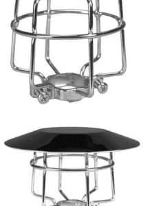Victaulic sprinklerskærm upright V27 i krom til beskyttelse af sprinklerhoved
