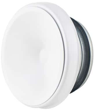 Unite tilluftventil Ø100 mm hvid RAL9016 med ramme og tætning