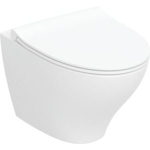 Ifo Spira væghængt toilet med sæde i hvid