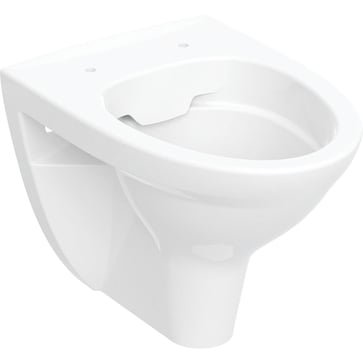 Ifo Spira væghængt toiletskål hvid med Rimfree skylleteknik
